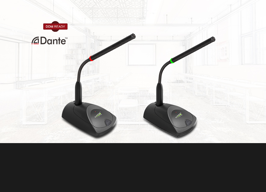 D-10D  Dante网络话筒底座