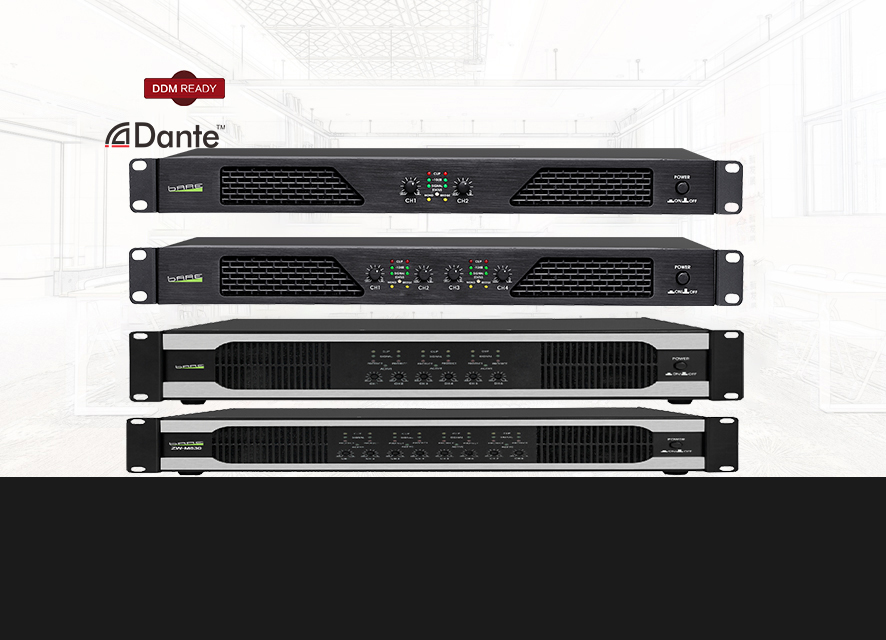 M系列数字功放 (二/四/六/八通道系列)ZW-M230/430/630/830