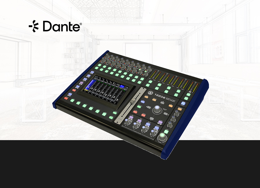 T2208D  Dante数字调音台