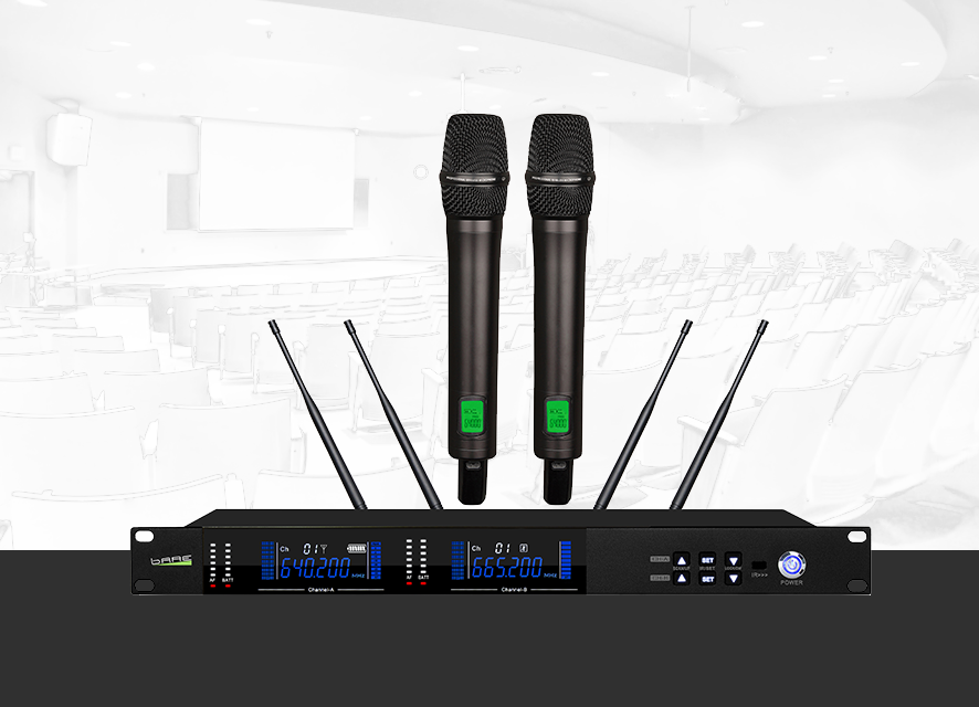 真分集无线麦克风UHF510